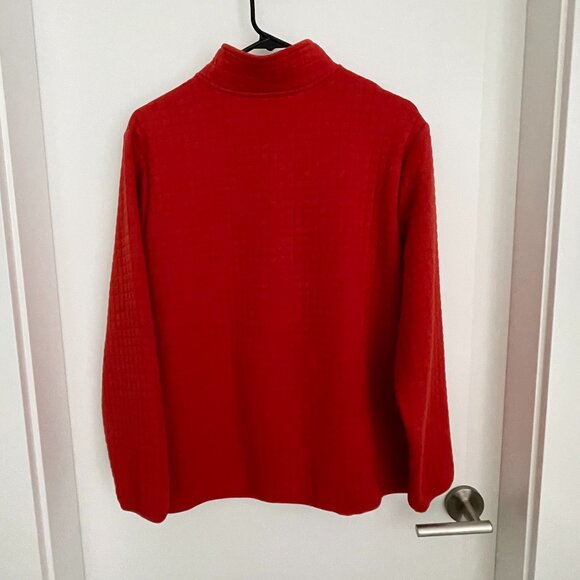 Karen Scott Quilted Zip Front Jacket Burnt Orange 0X - Picture 2 of 6